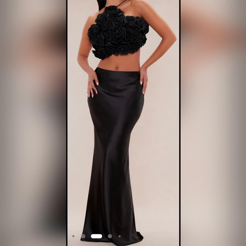 Fashion Nova Black Maxi Dress